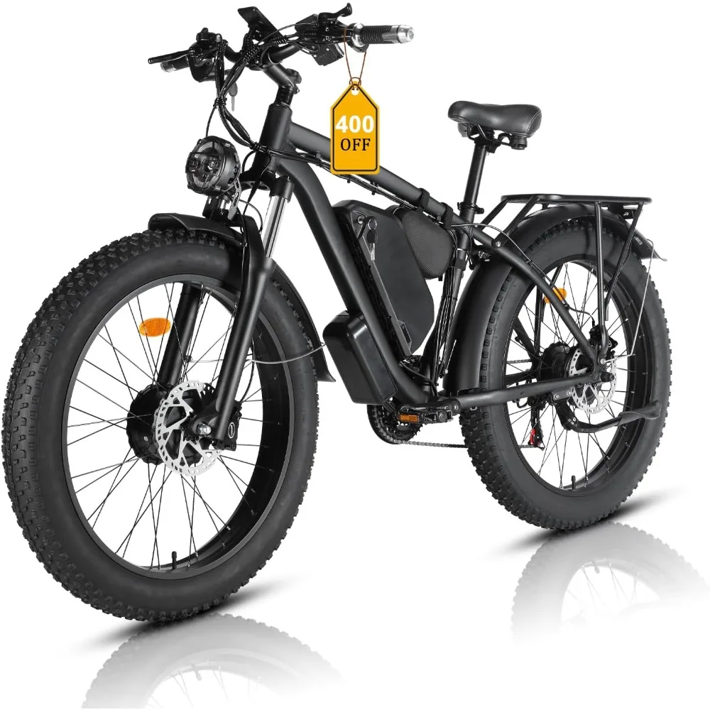 %a Electric Bike for Adults,   - огляд і ціна Dual Motor Ebike Kit 2000W